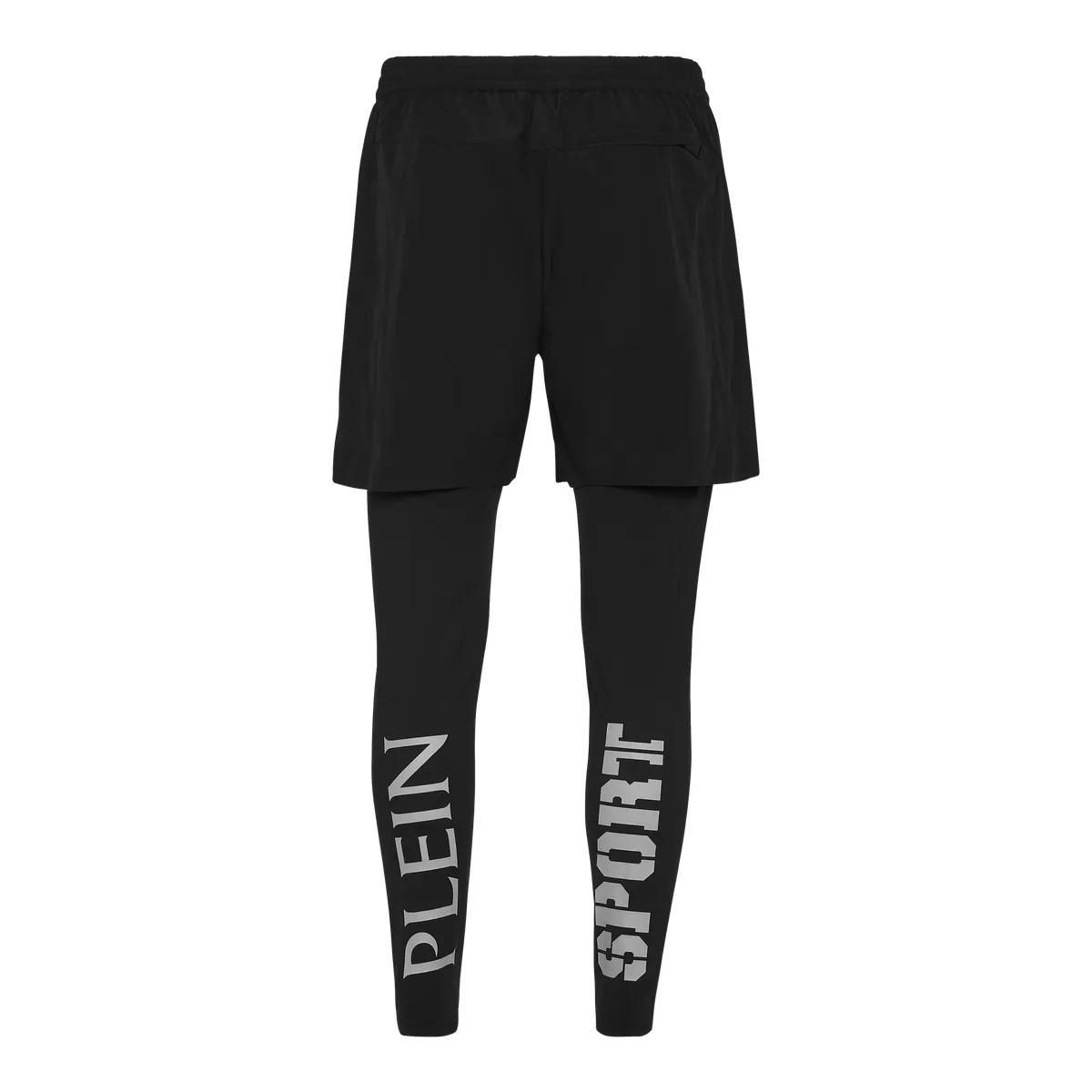 Herren 2-in-1 Laufshorts Leggings