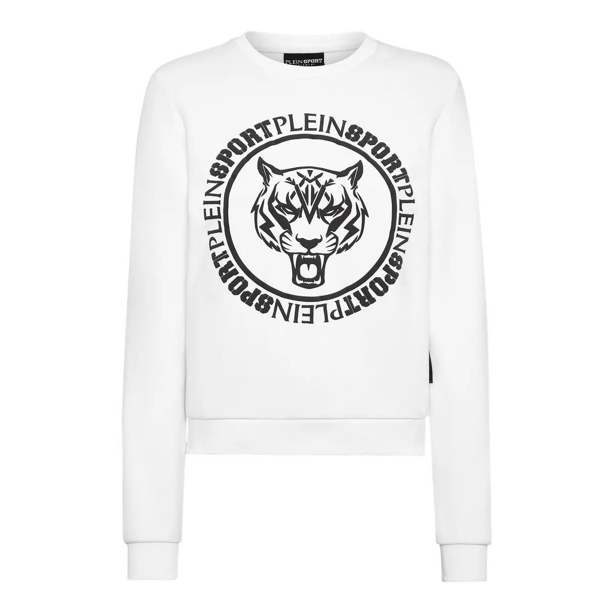 Sportliches Sweatshirt mit Tigergrafik