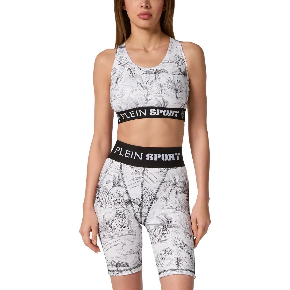 Gemusterter, leichter Sport-BH