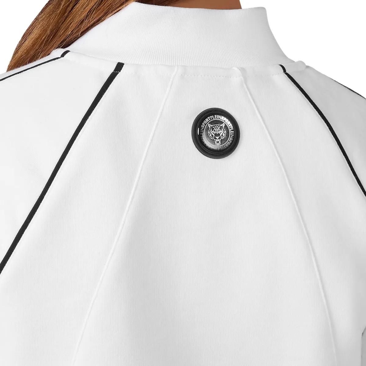 Sportliches Cropped Fleece Sweatshirt