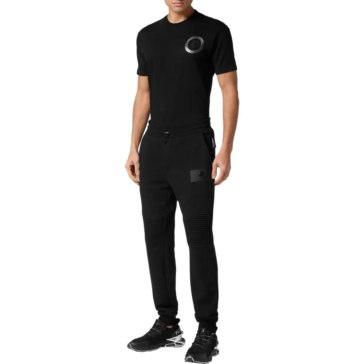 Athletische Jogginghose mit gerippten Knieeinsätzen