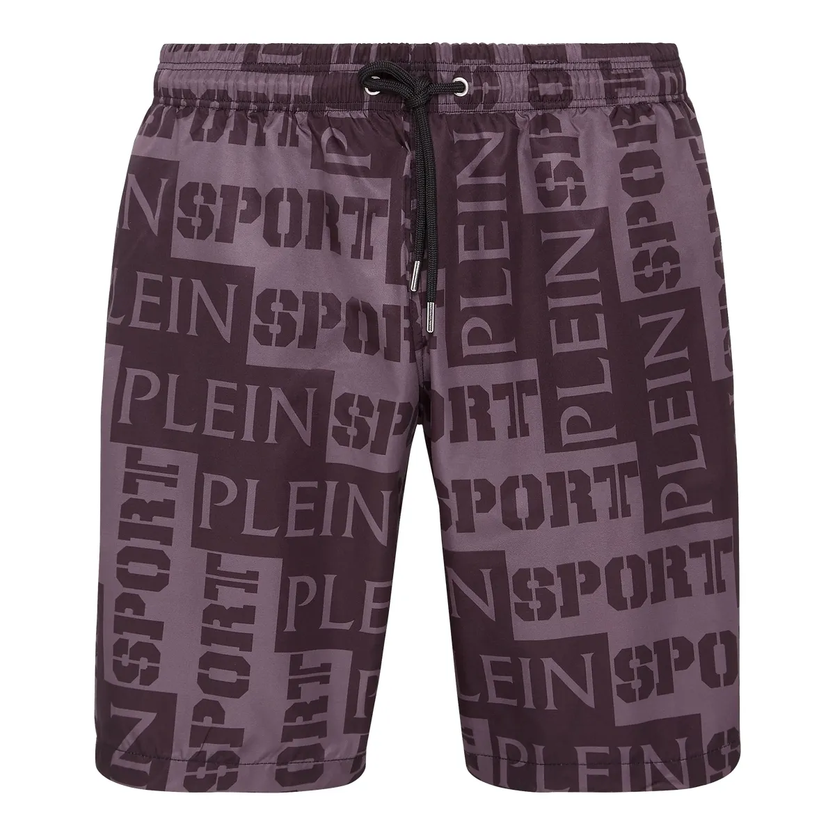 Sportliche Badeshorts mit Logo-Print