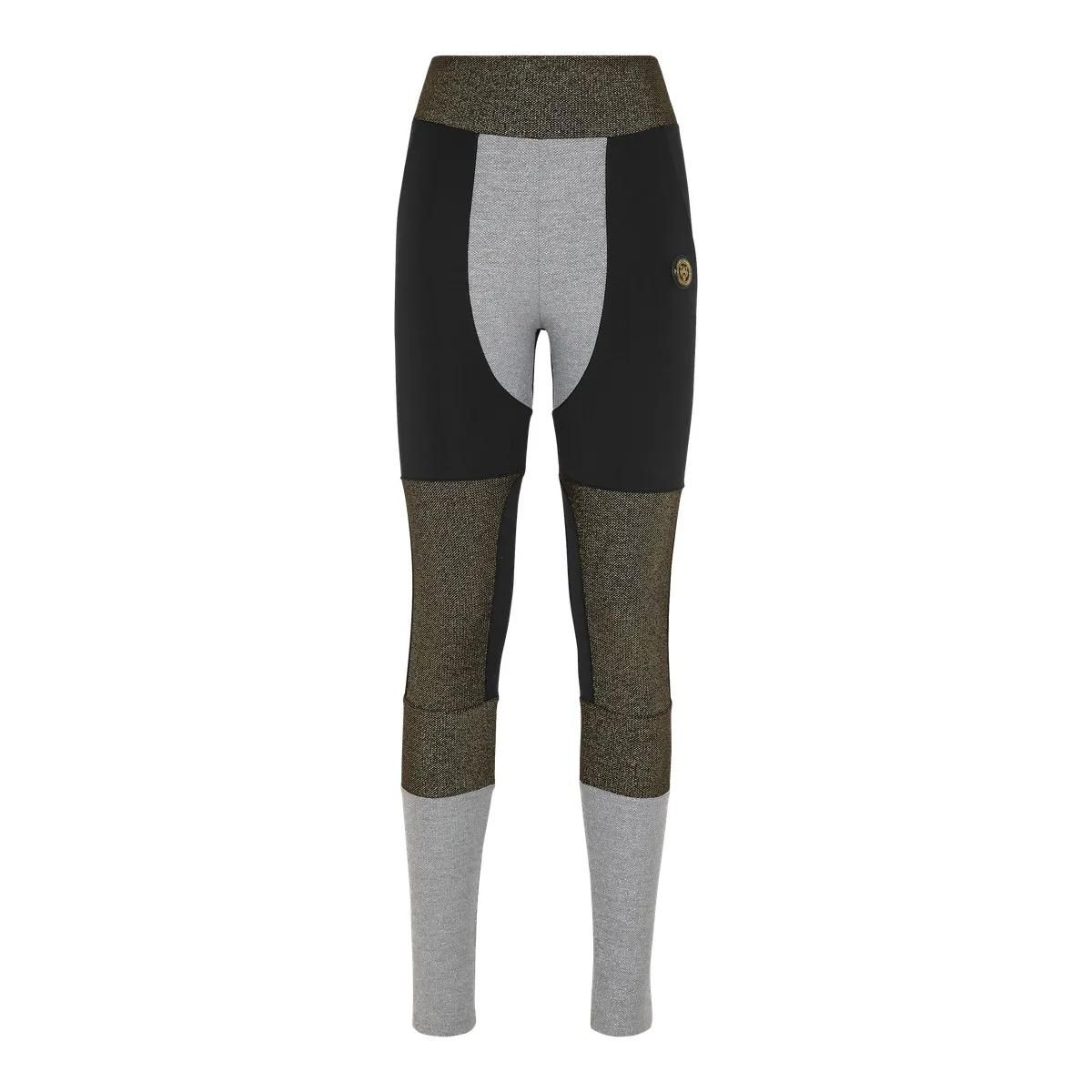 Statement-Farbblock-Trainingsleggings