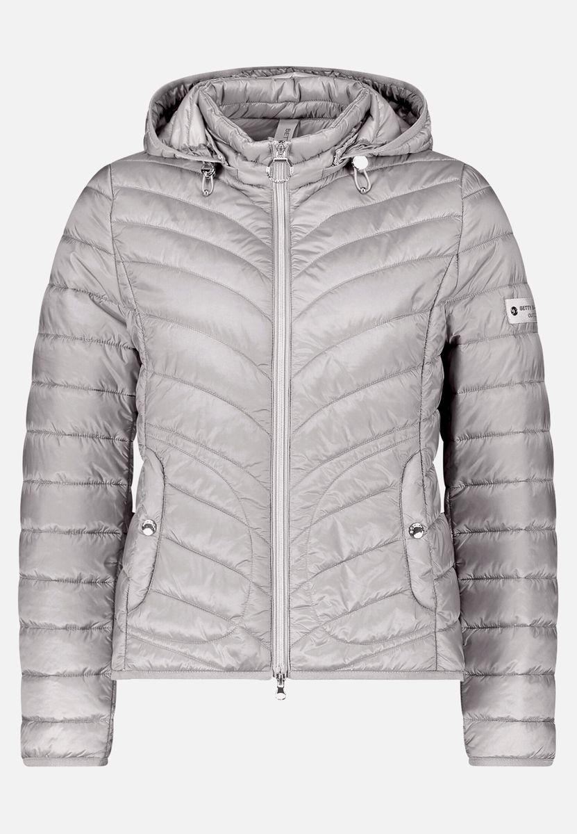 Outdoorjacke mit Kapuze, gesteppt und leicht