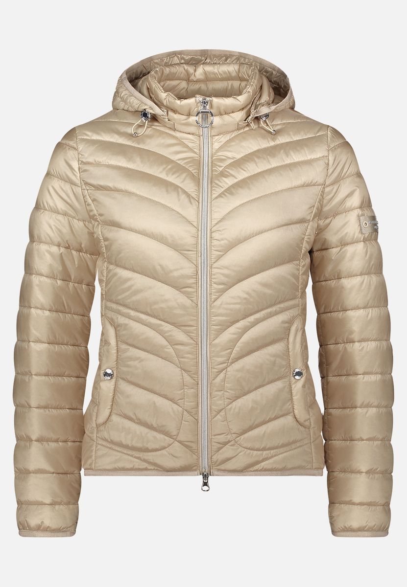 Outdoorjacke mit Kapuze, gesteppt und leicht