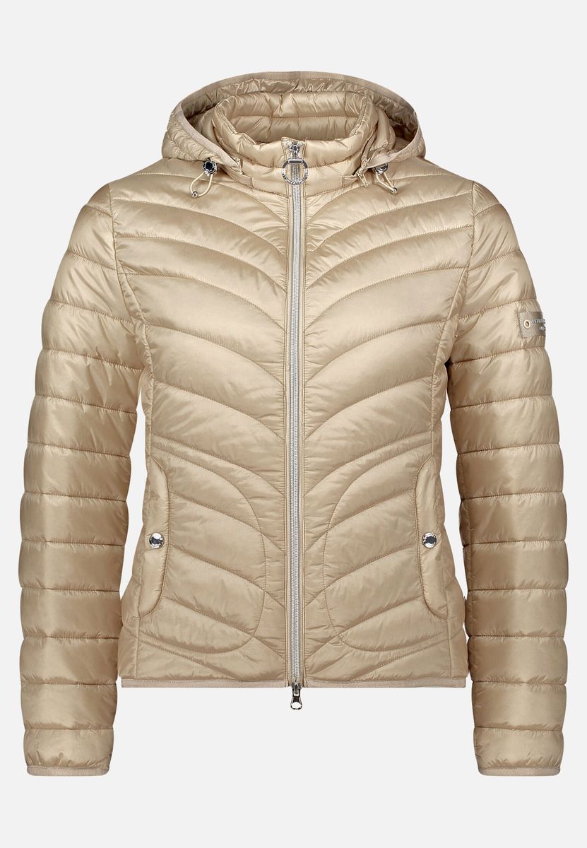 Outdoorjacke mit Kapuze, gesteppt und leicht