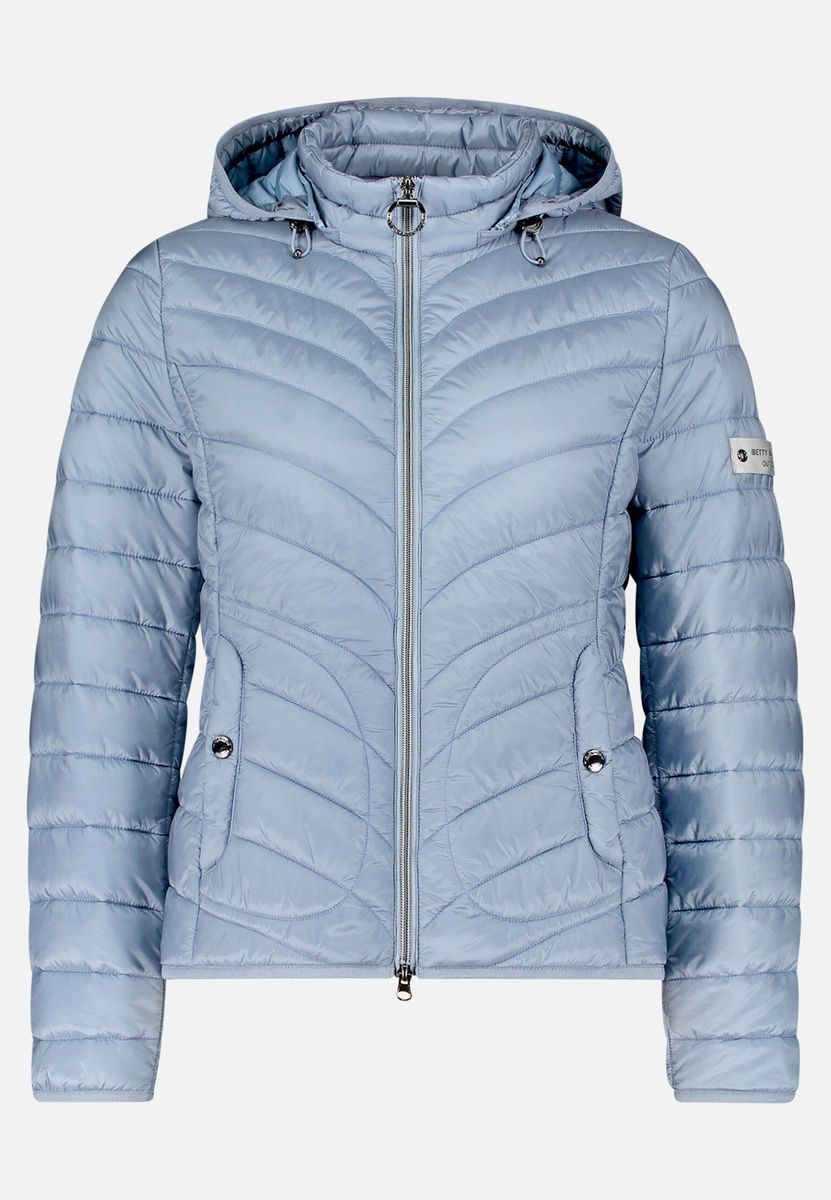 Outdoorjacke mit Kapuze, gesteppt und leicht