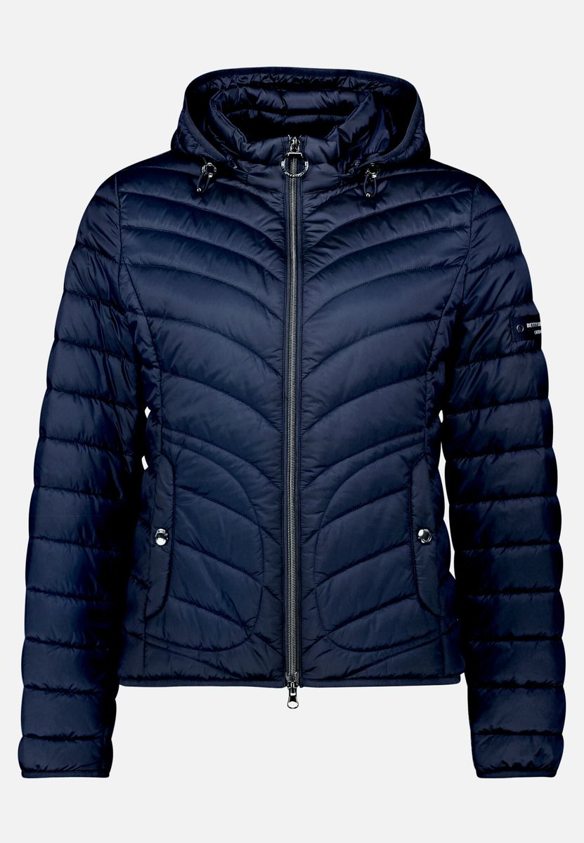 Outdoorjacke mit Kapuze, gesteppt und leicht