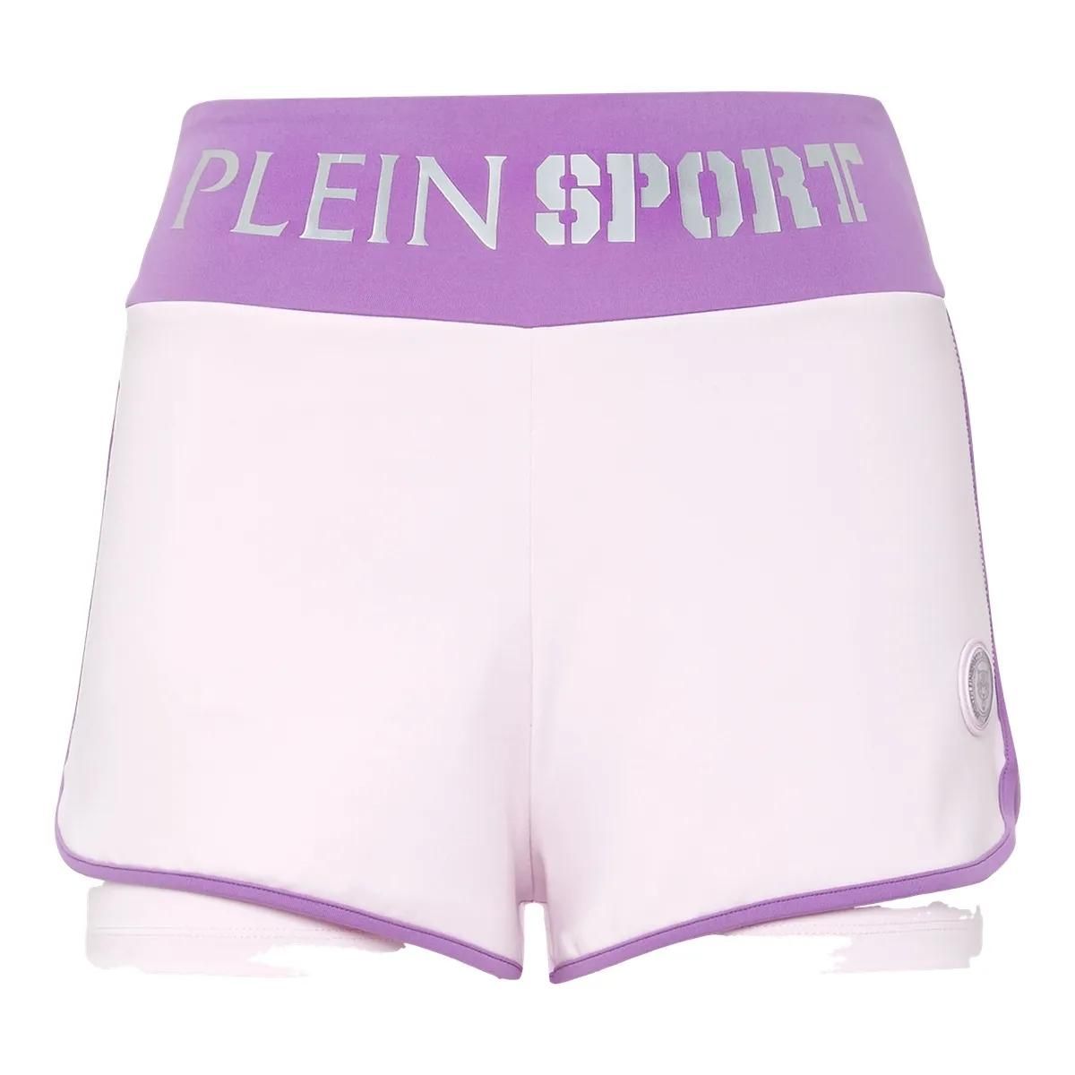 Plein Sport Doppel-Lagen Active Shorts