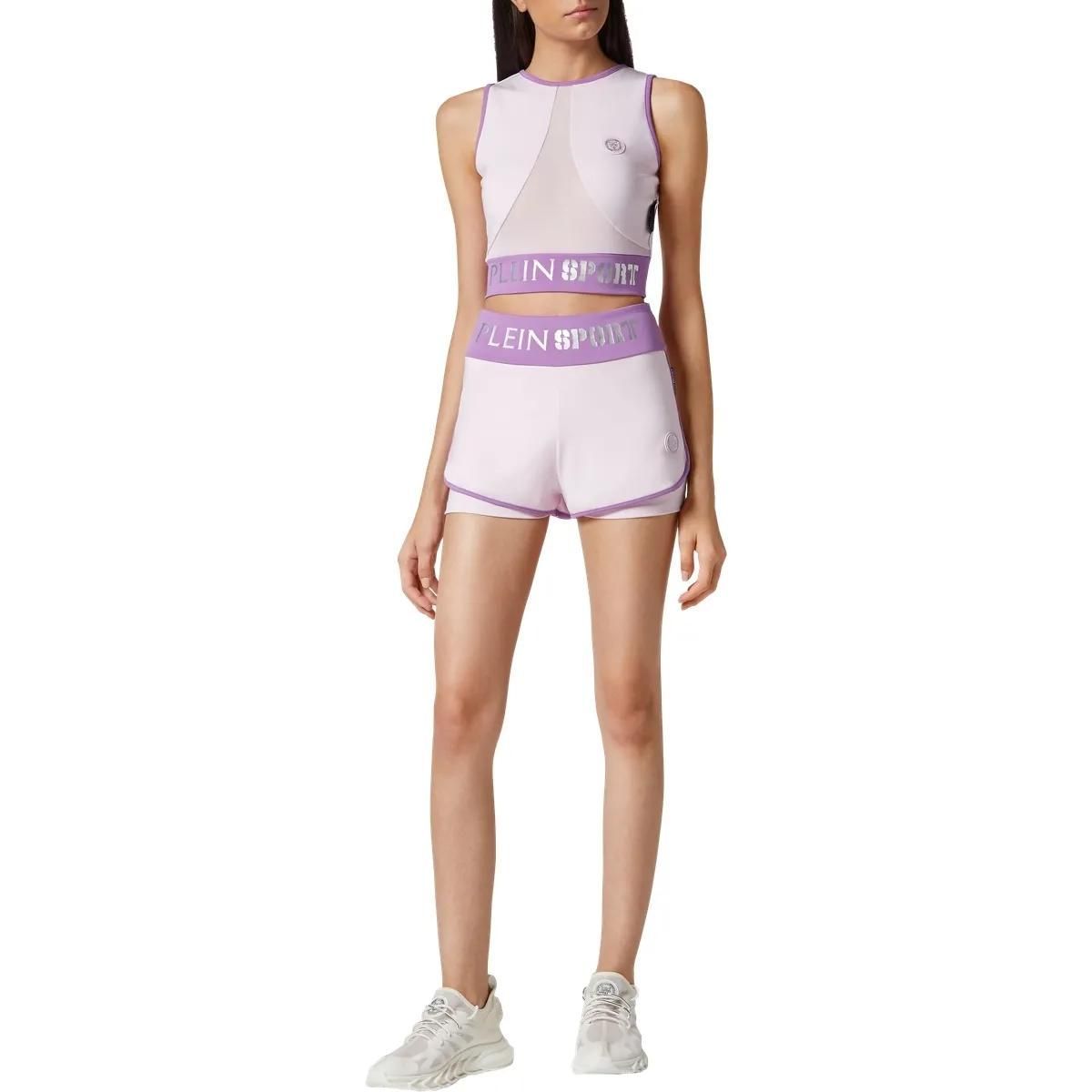 Plein Sport Doppel-Lagen Active Shorts