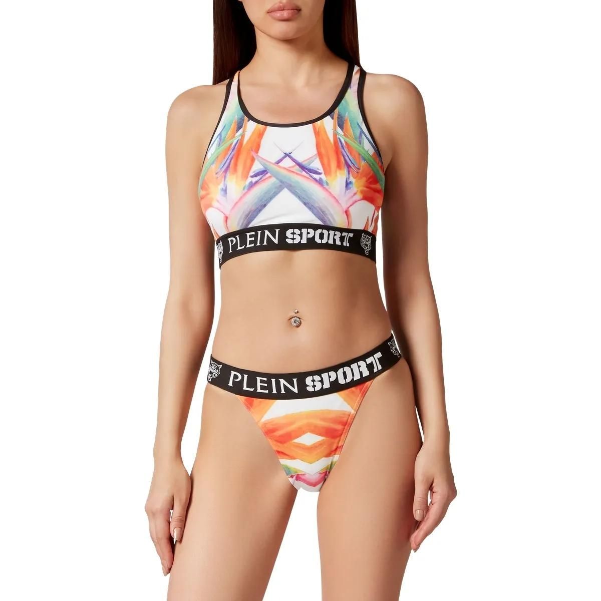 Lycra Bikini Set mit Blumenmuster