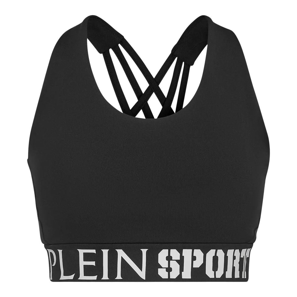 Schwarzes Plein Sport BH Top