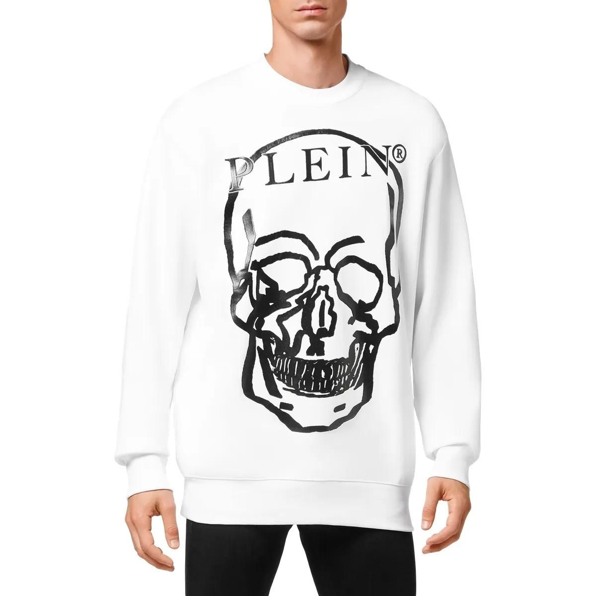 Sweatshirt mit markantem Totenkopf-Print
