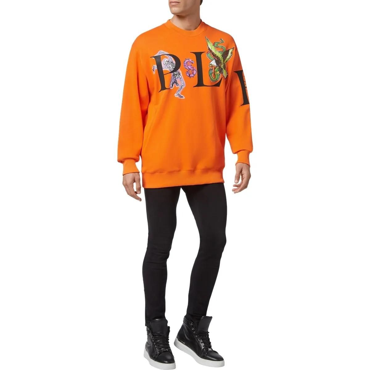 Sweatshirt aus Baumwollfleece mit Grafikprint