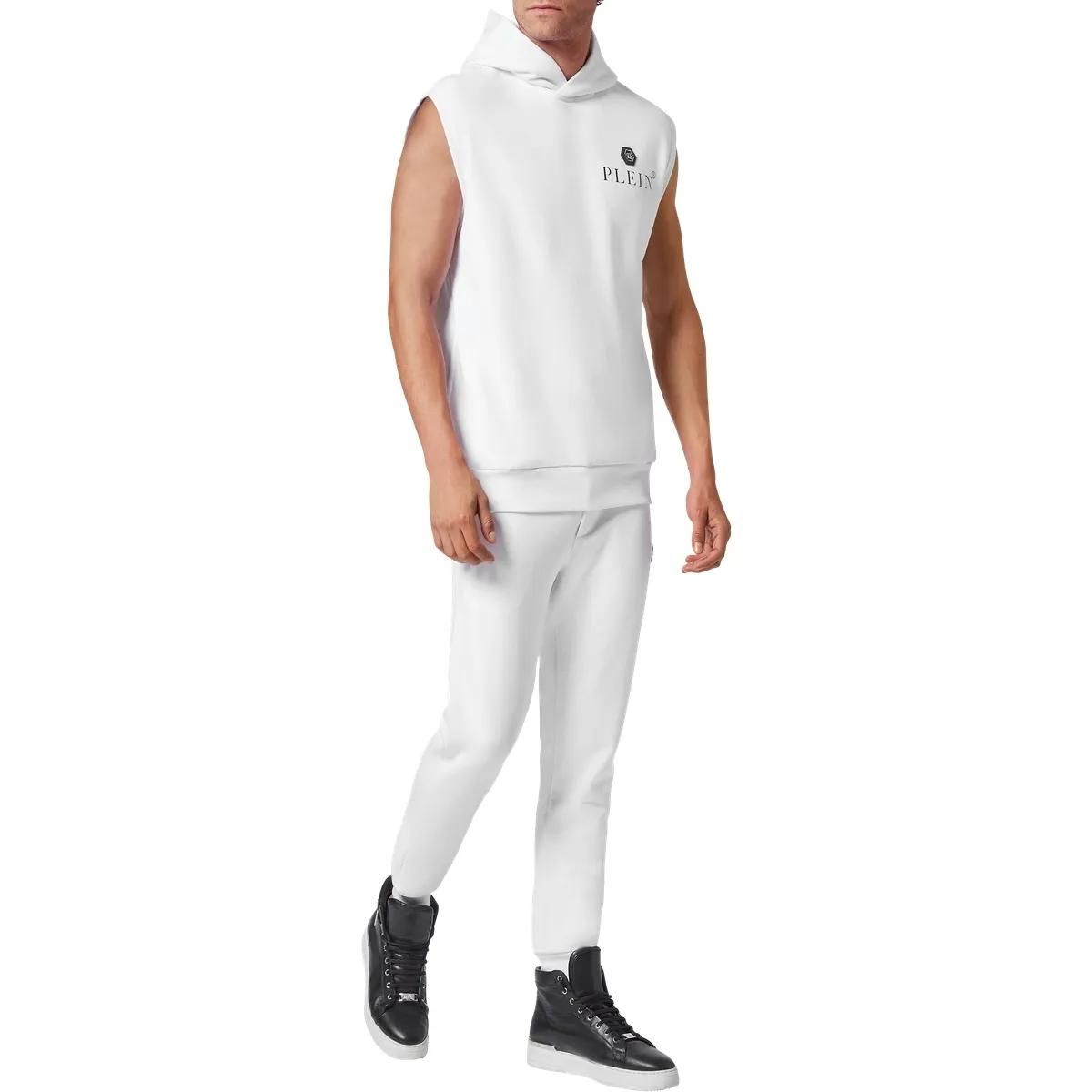 Ärmelloses Kapuzen-Fleece-Sweatshirt