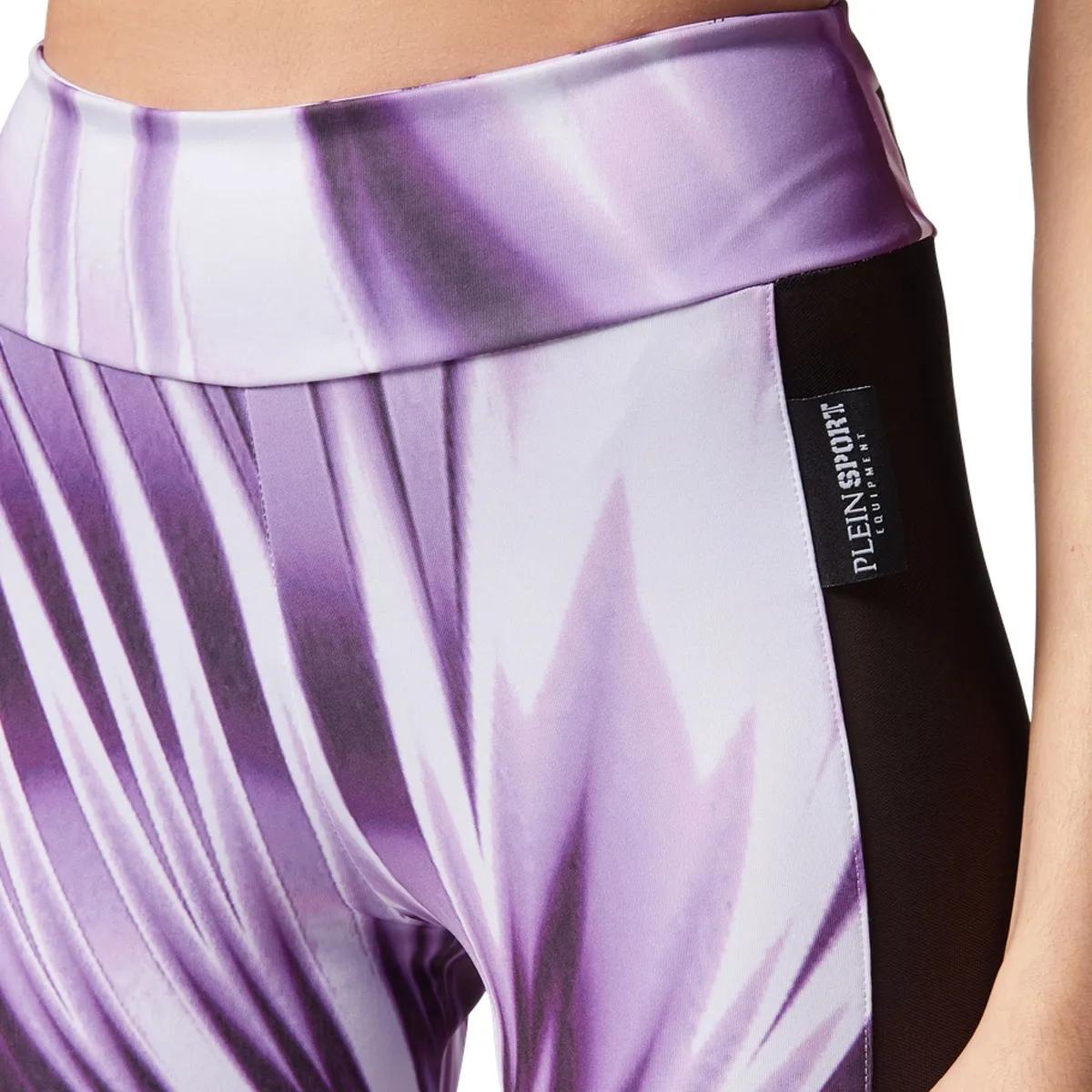 Bedruckte, hoch taillierte Sportleggings