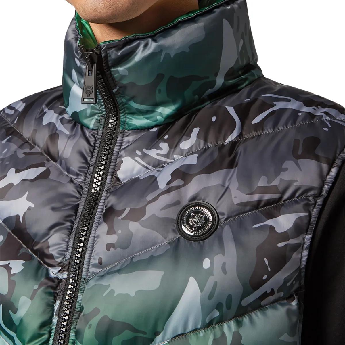 Camouflage Gepolsterte Puffer Weste