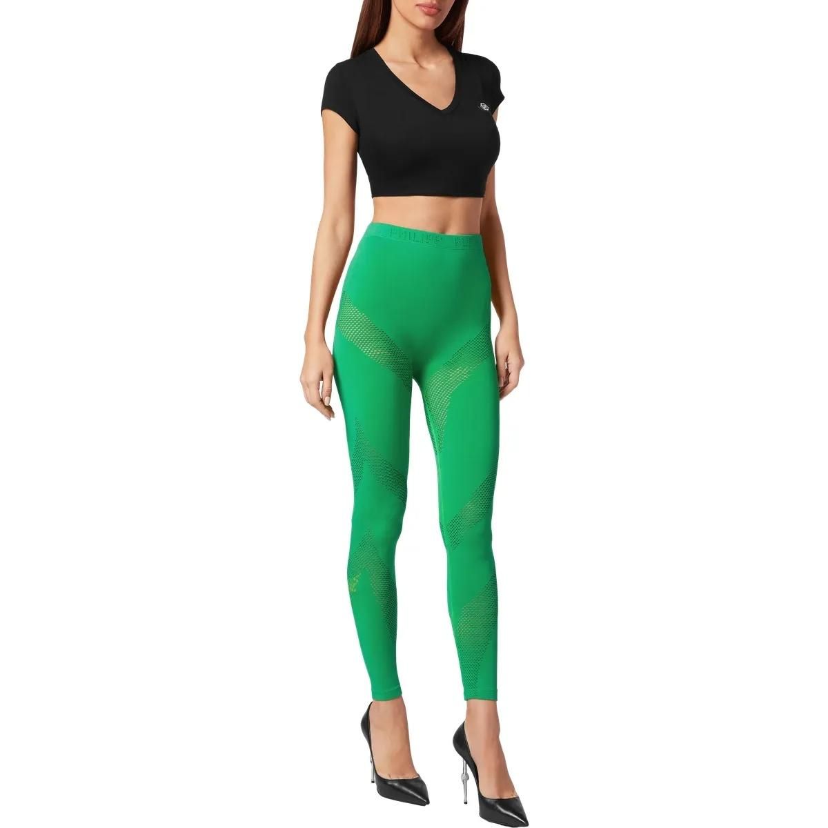 Nahtlose Stretch-Leggings mit hohem Bund