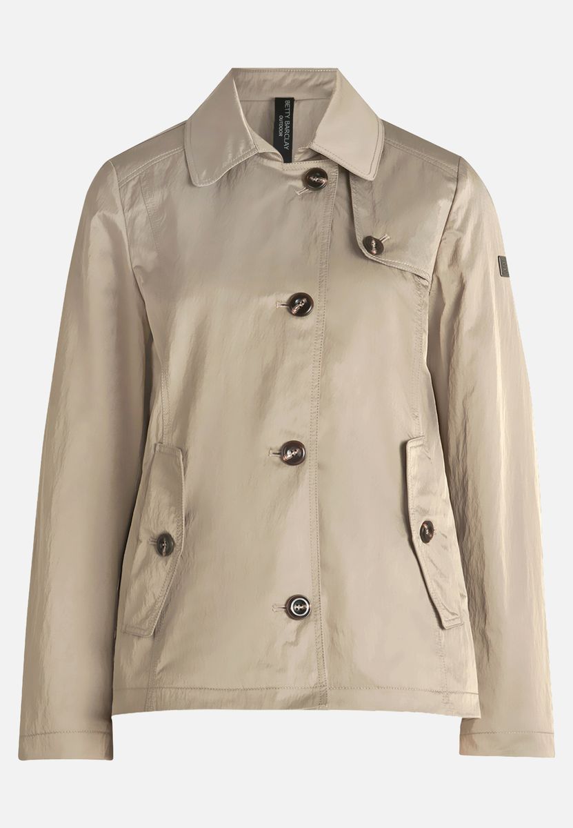 Lässiger Kurzmantel mit Kragen