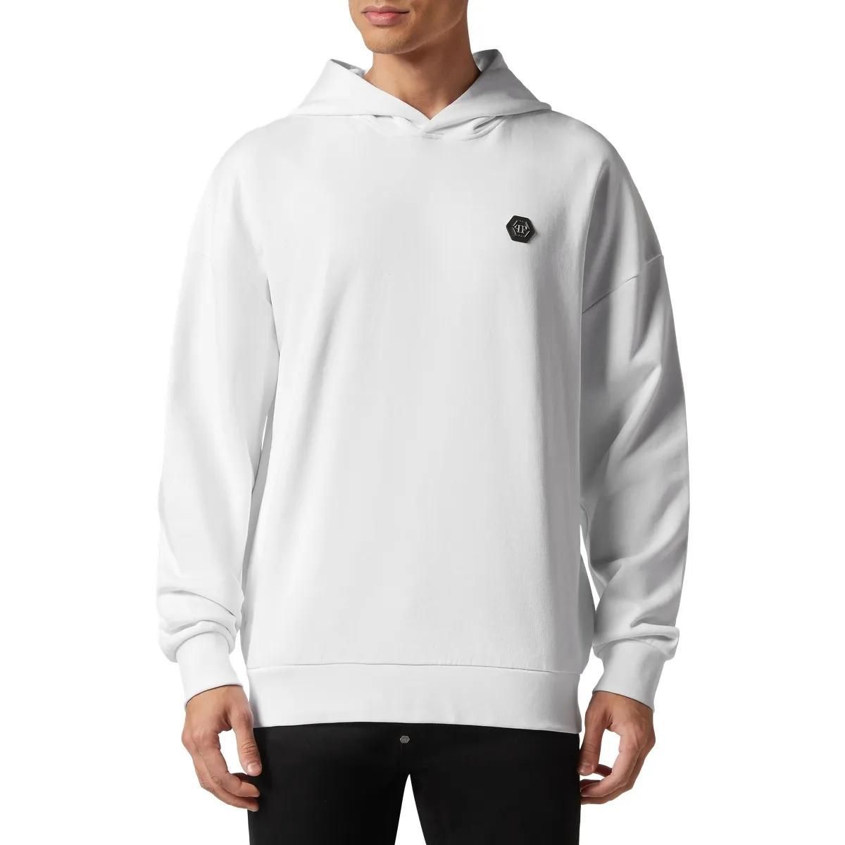 Kapuzenpullover aus Baumwollfleece mit Relaxed Fit