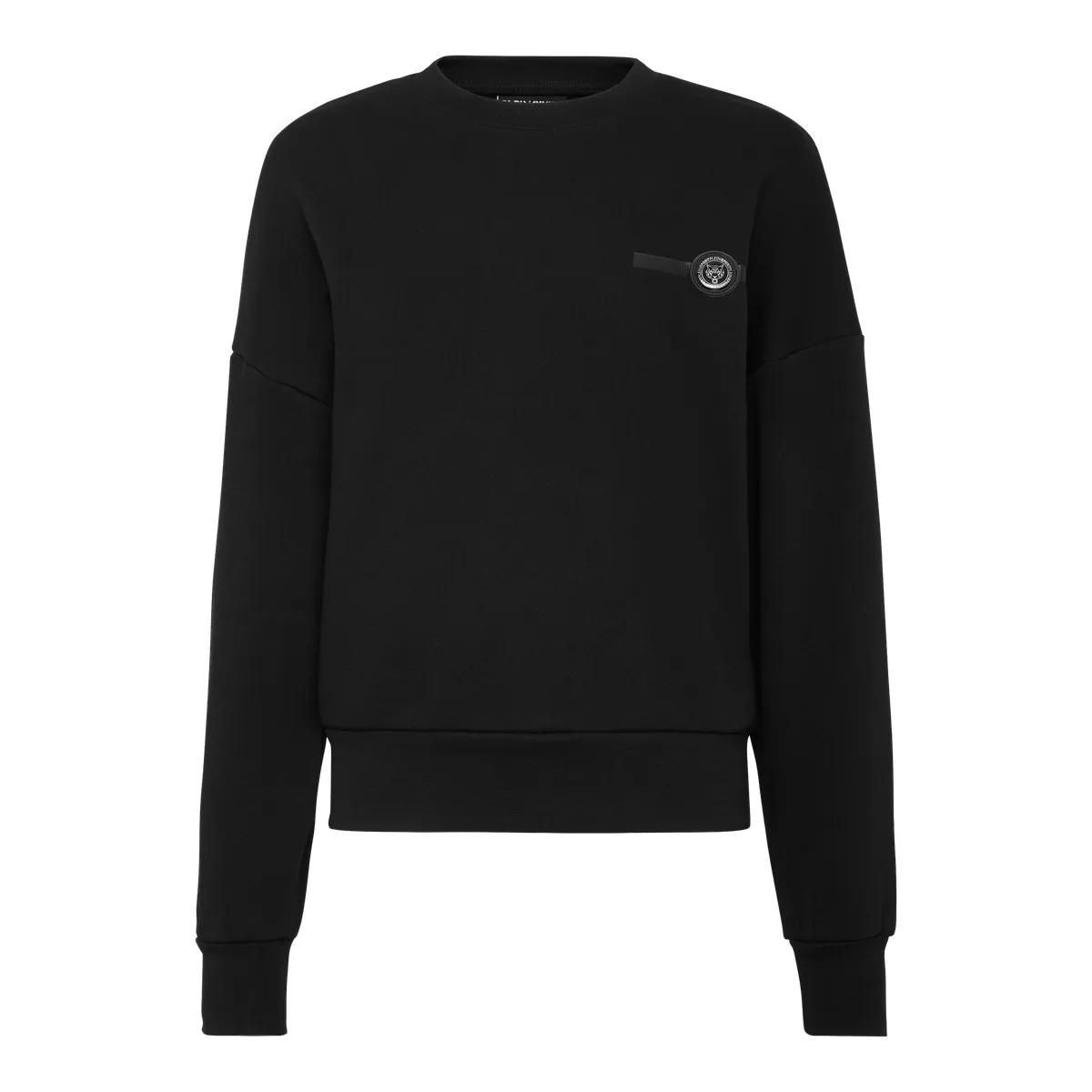 Basic Fleece Crop-Sweatshirt