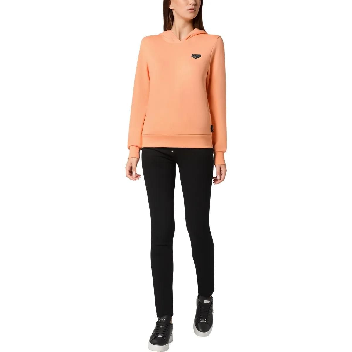 Lässiger Hoodie mit Brust-Patch