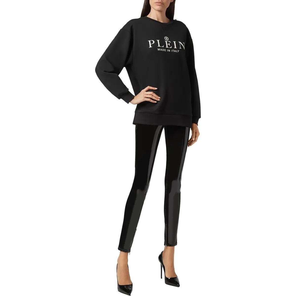 Übergroßes Baumwoll-Sweatshirt mit Logo-Print