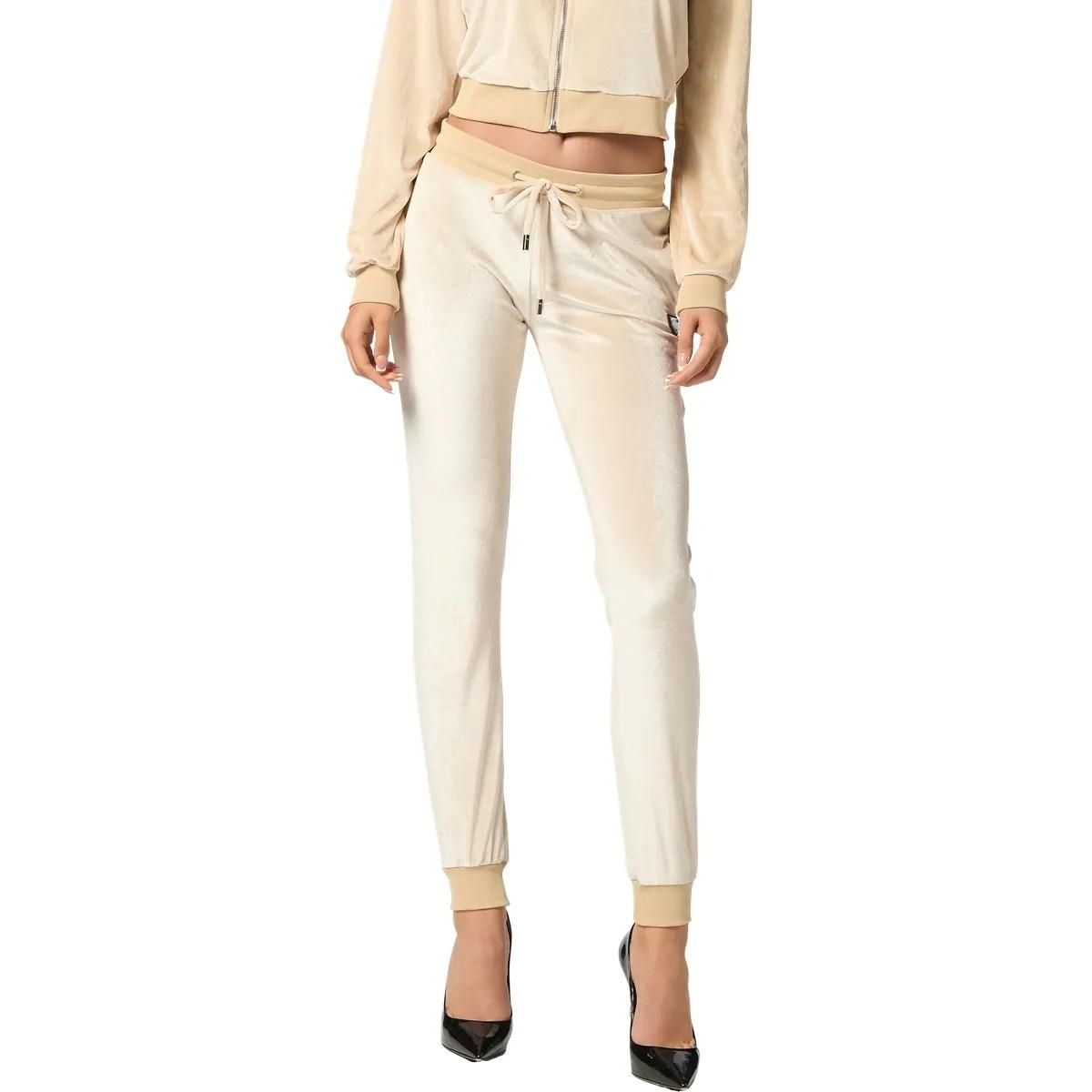 Lässige Velours Jogginghose