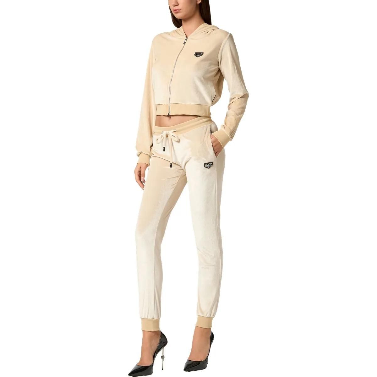 Lässige Velours Jogginghose