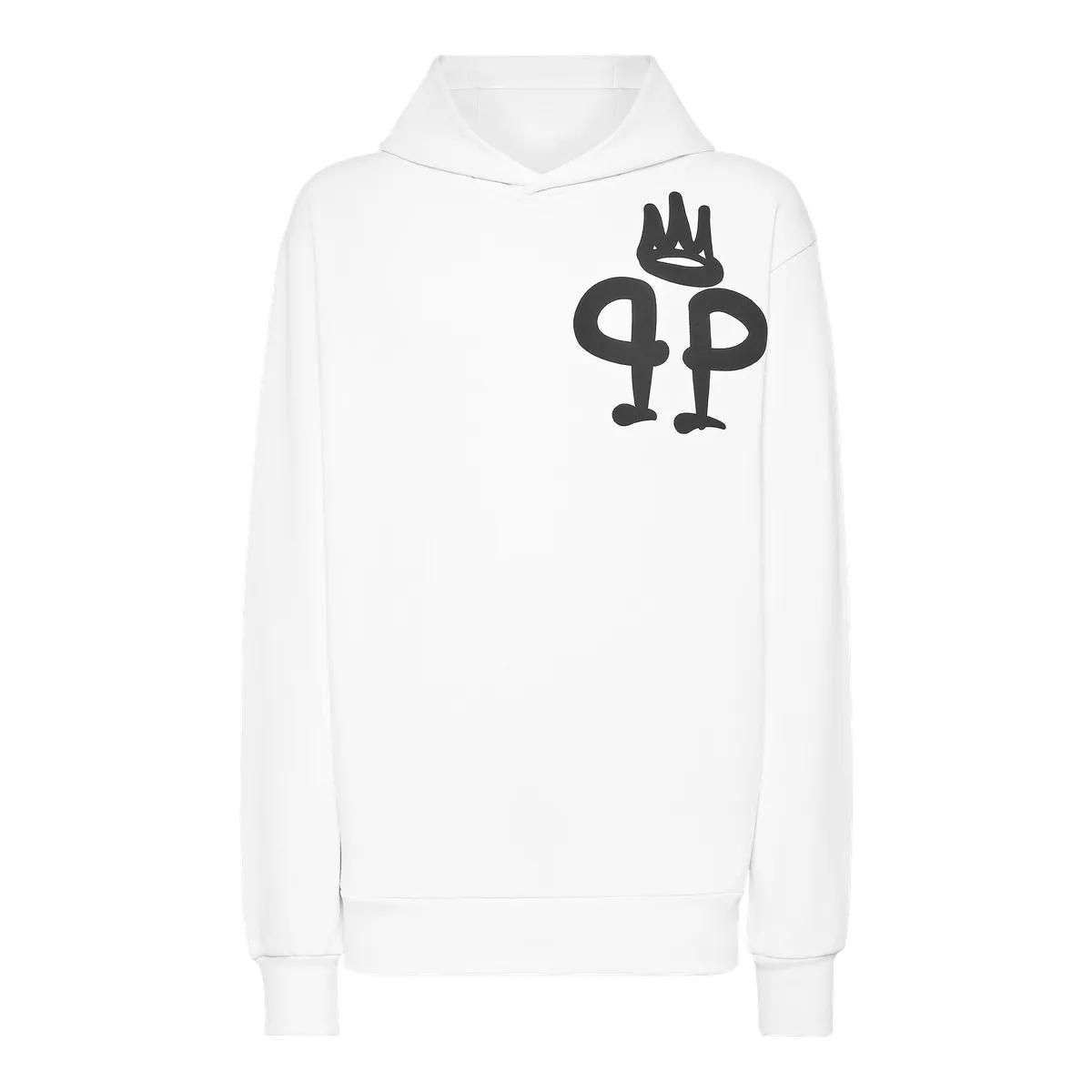 Lässiger King Plein Grafik-Hoodie