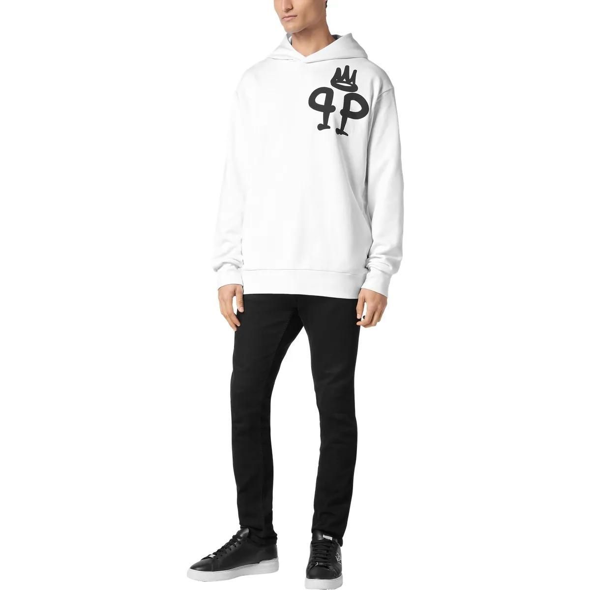 Lässiger King Plein Grafik-Hoodie