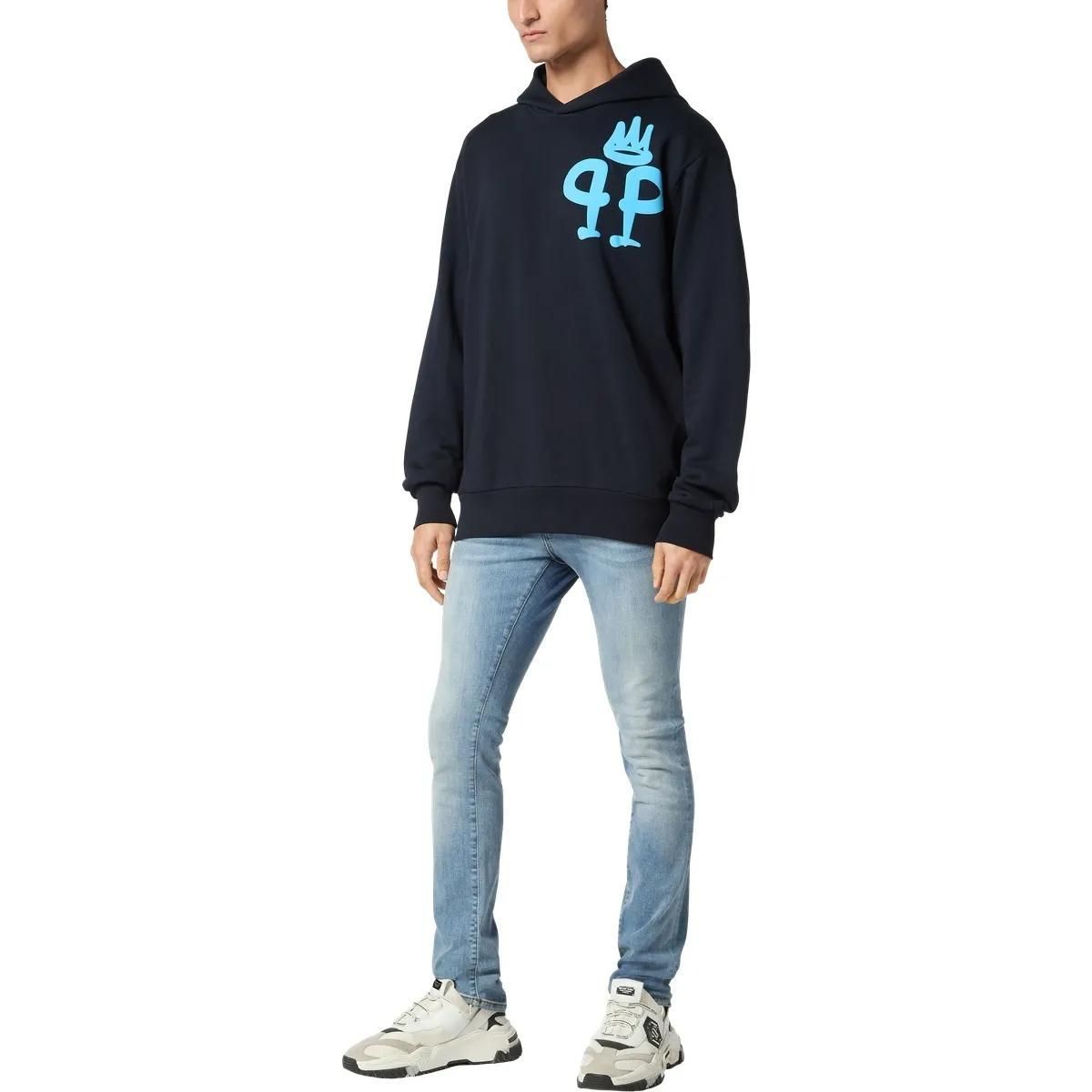 Graphic Hoodie mit entspanntem Schnitt