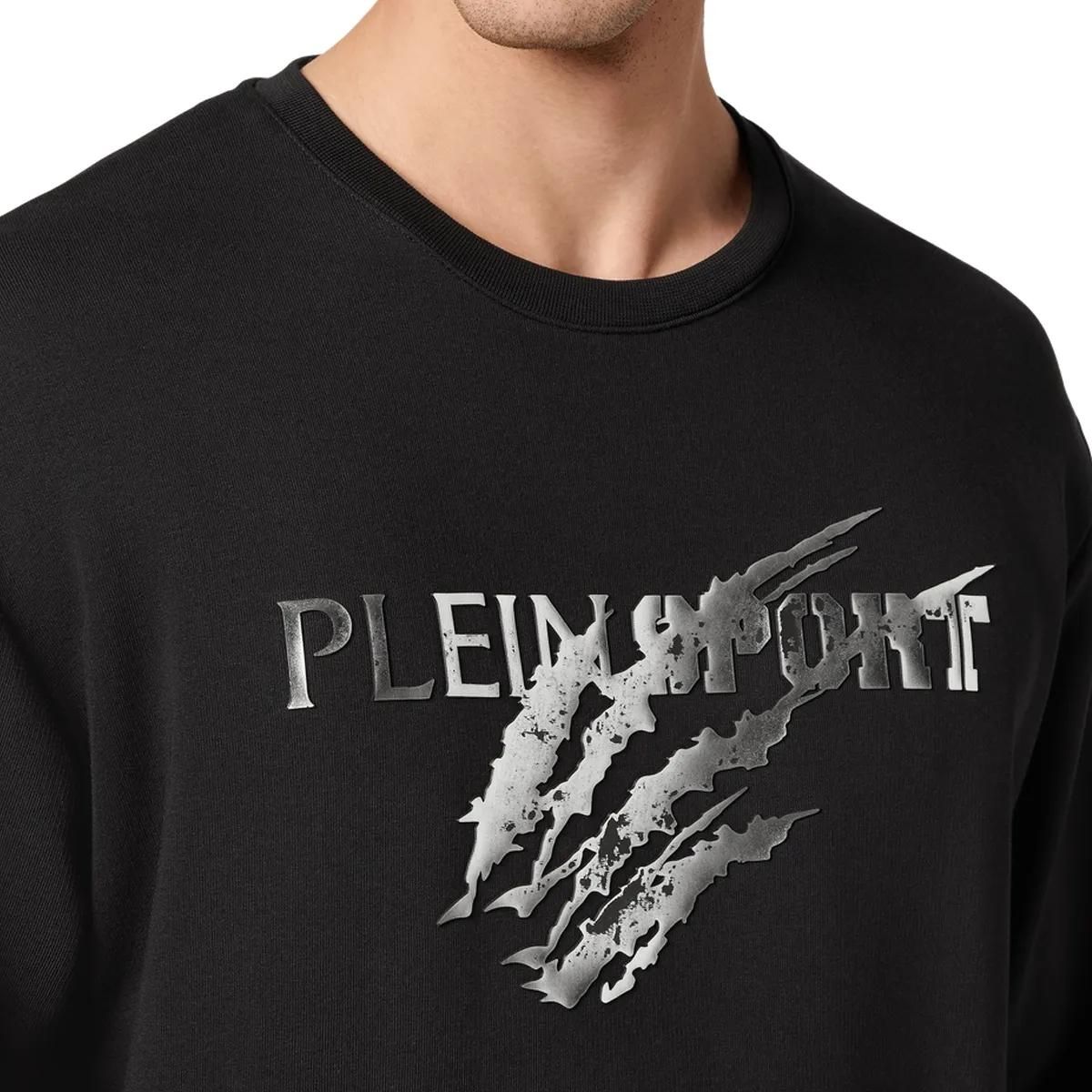Sweatshirt aus Baumwollfleece mit Grafikprint