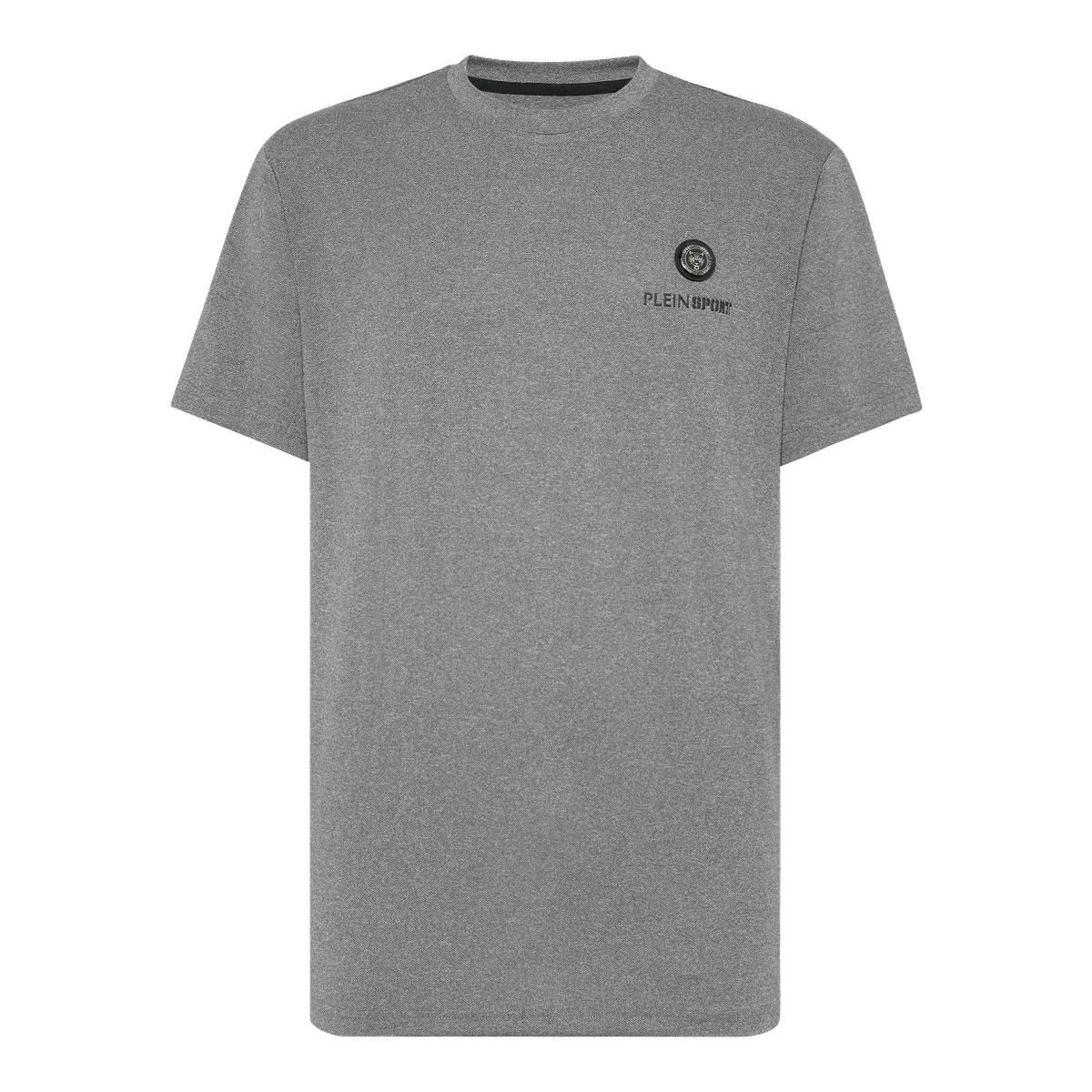 Graues Sport-T-Shirt mit lockerer Passform