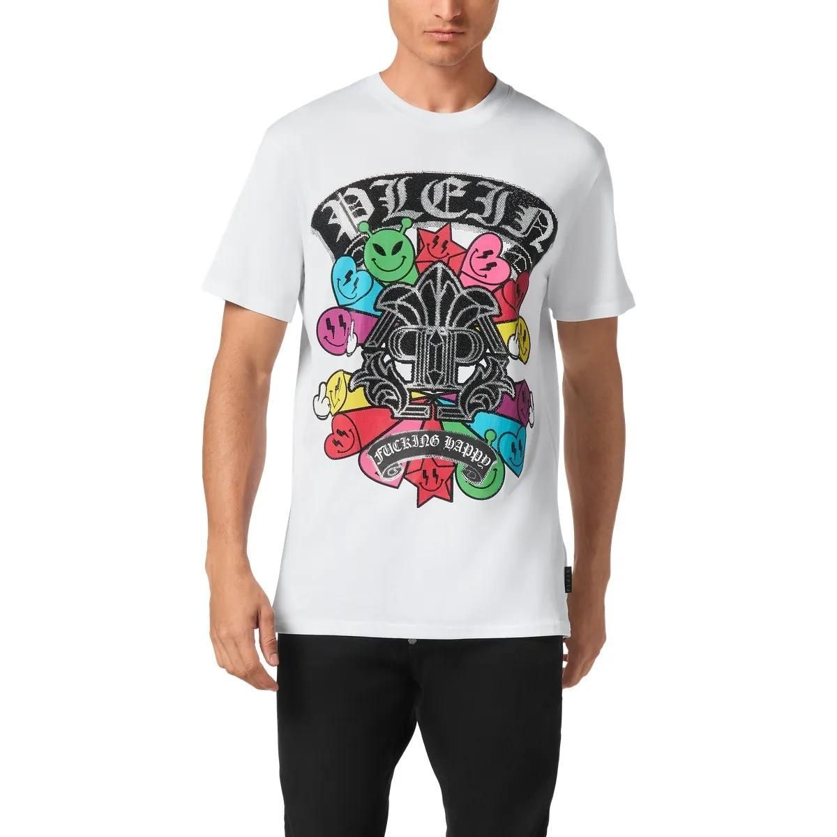 T-Shirt aus Baumwolljersey mit Grafikprint