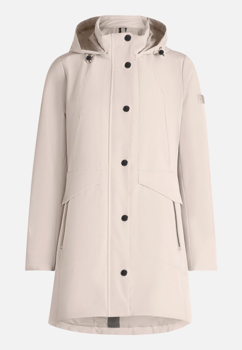 Lässige Outdoorjacke mit Kapuze