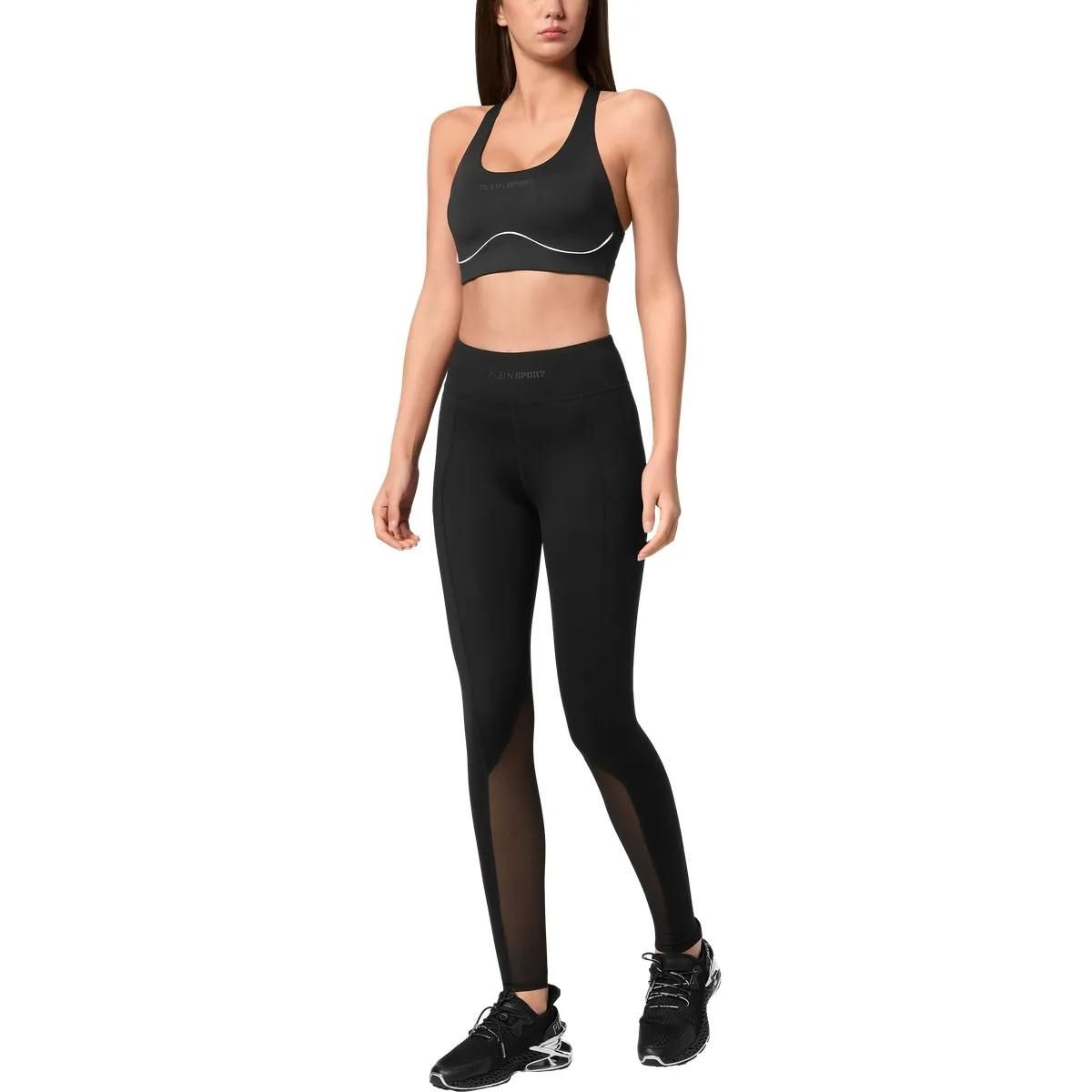 Performance Leggings mit Mesh-Einsätzen