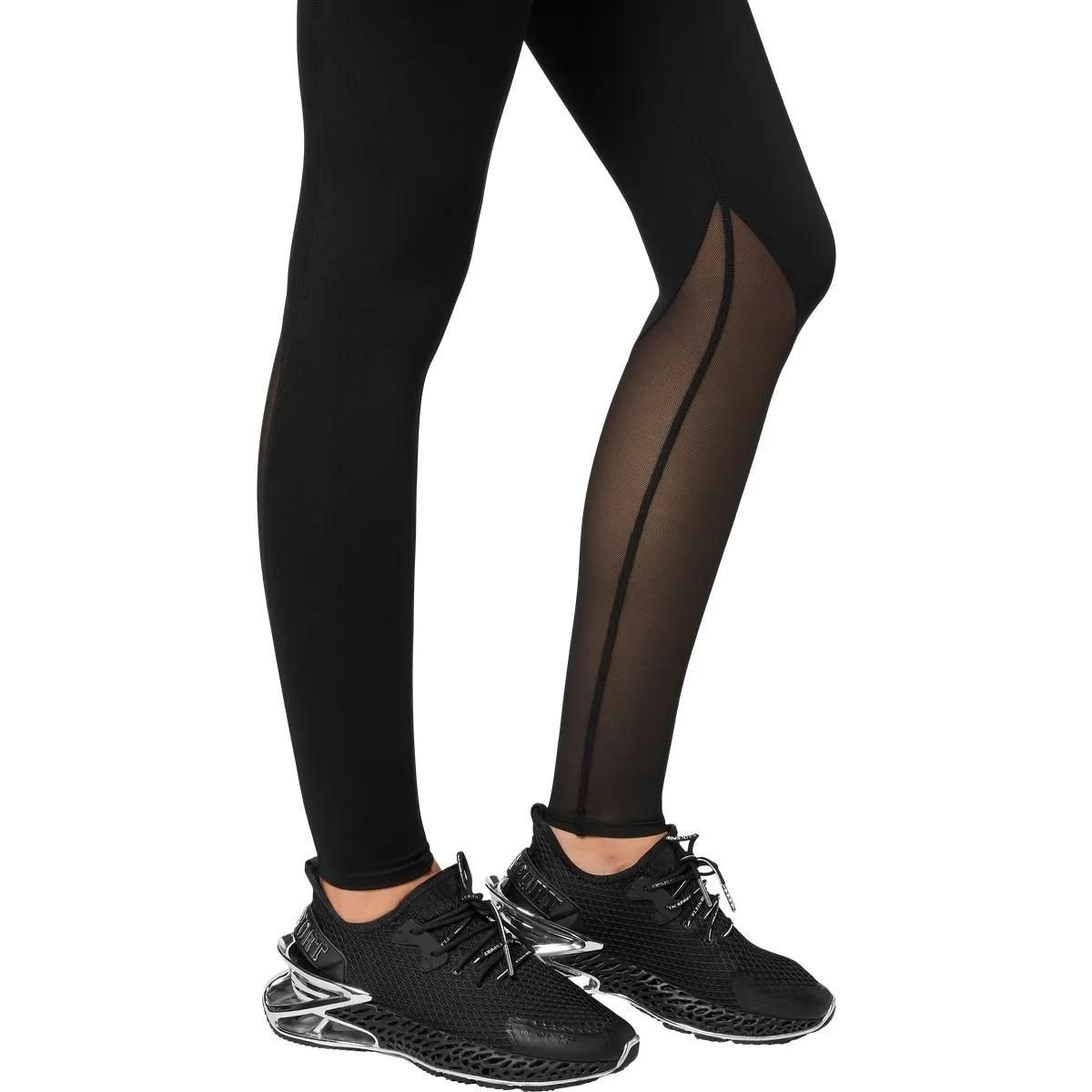 Performance Leggings mit Mesh-Einsätzen