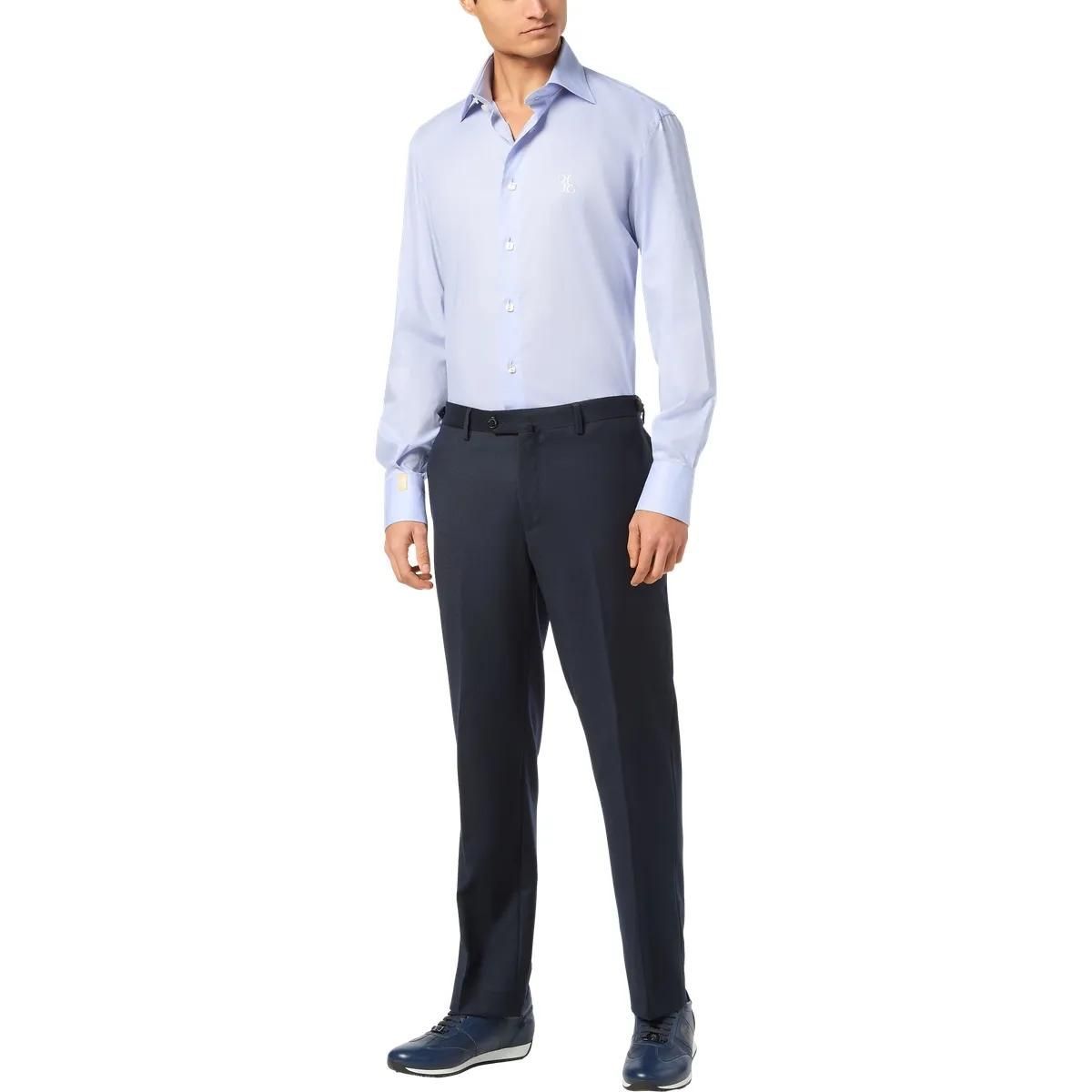 Slim Fit Popeline-Hemd