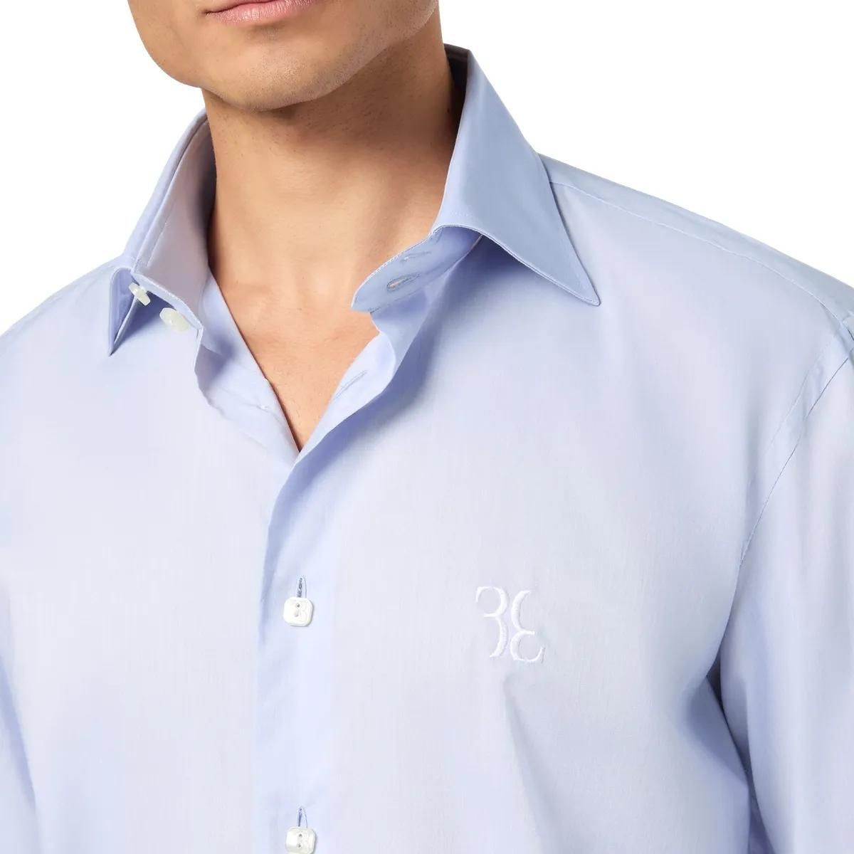 Slim Fit Popeline-Hemd