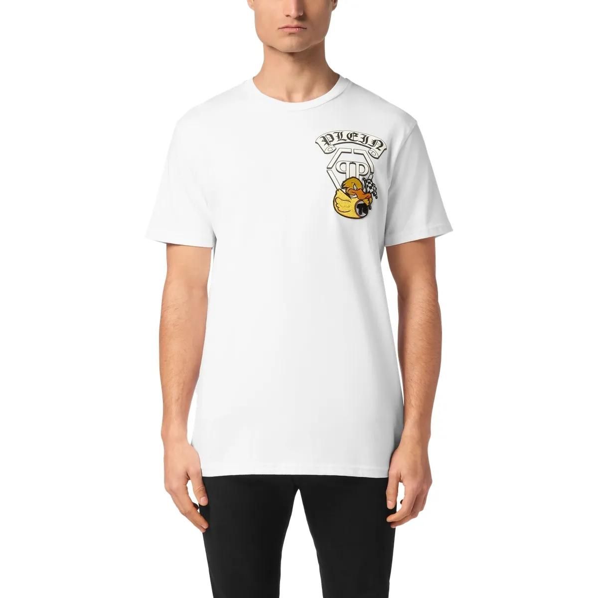 Baumwoll-T-Shirt mit Grafikprint und Ente