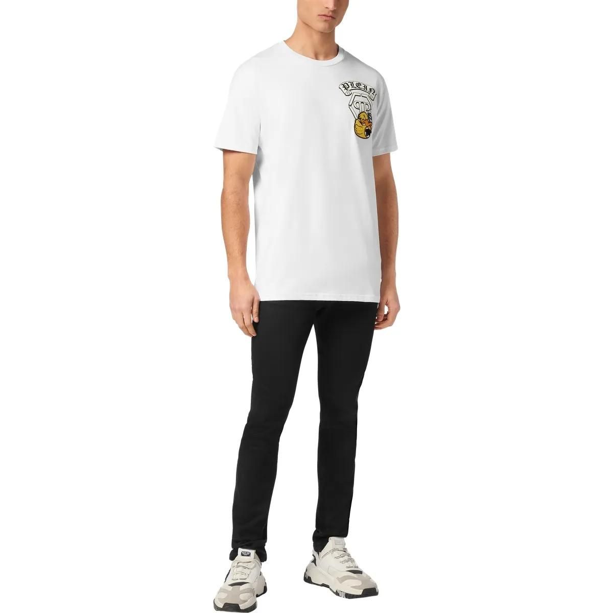 Baumwoll-T-Shirt mit Grafikprint und Ente