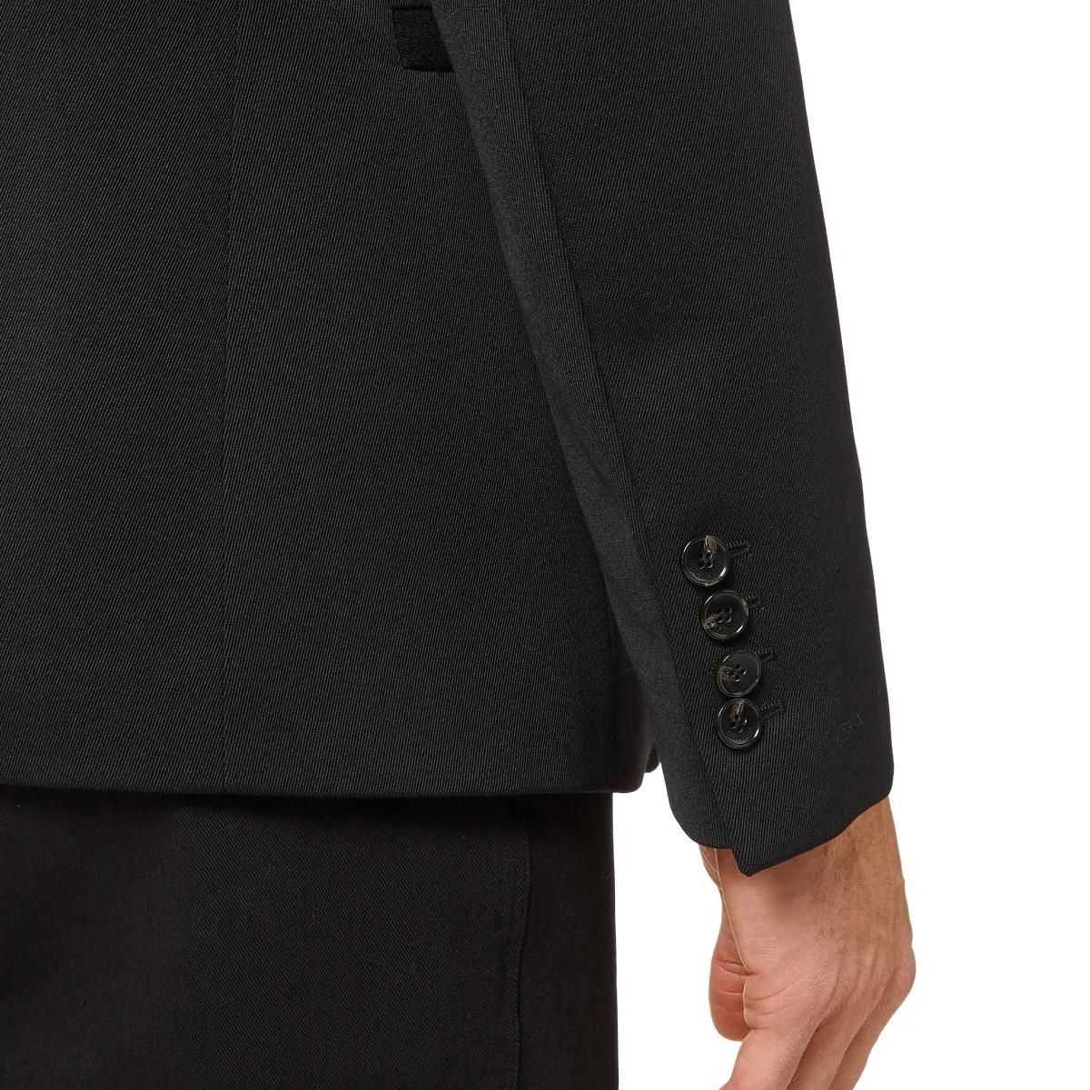 Blazer Jacke mit Kapuze aus Wollmischung