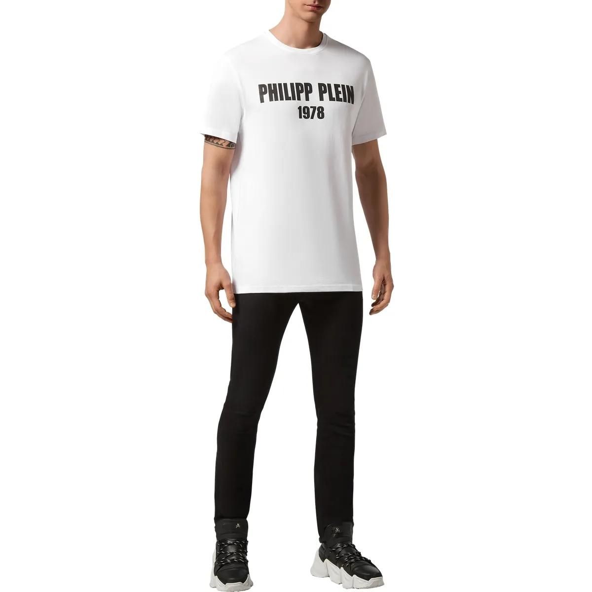 Grafisches Logo Baumwolljersey-T-Shirt