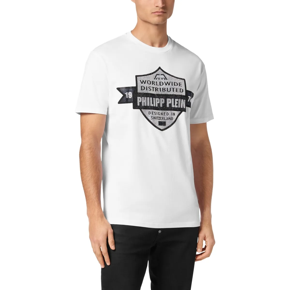 T-Shirt aus Baumwolle mit Grafiklogo