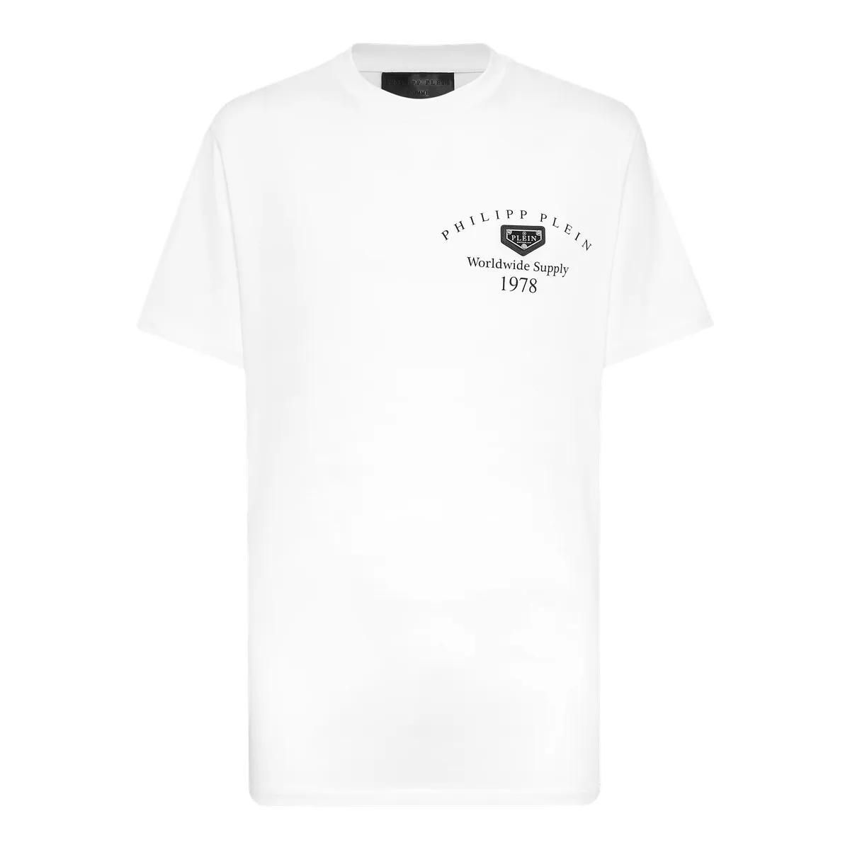 Vielseitiges T-Shirt mit Logo-Grafikdruck