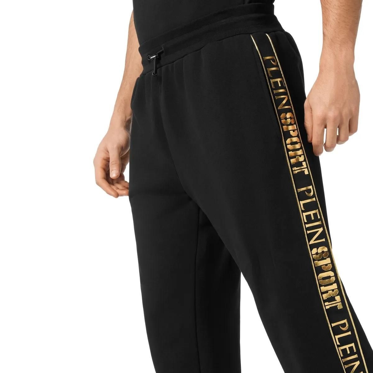 Sportliche Loungehose mit Logo-Tape