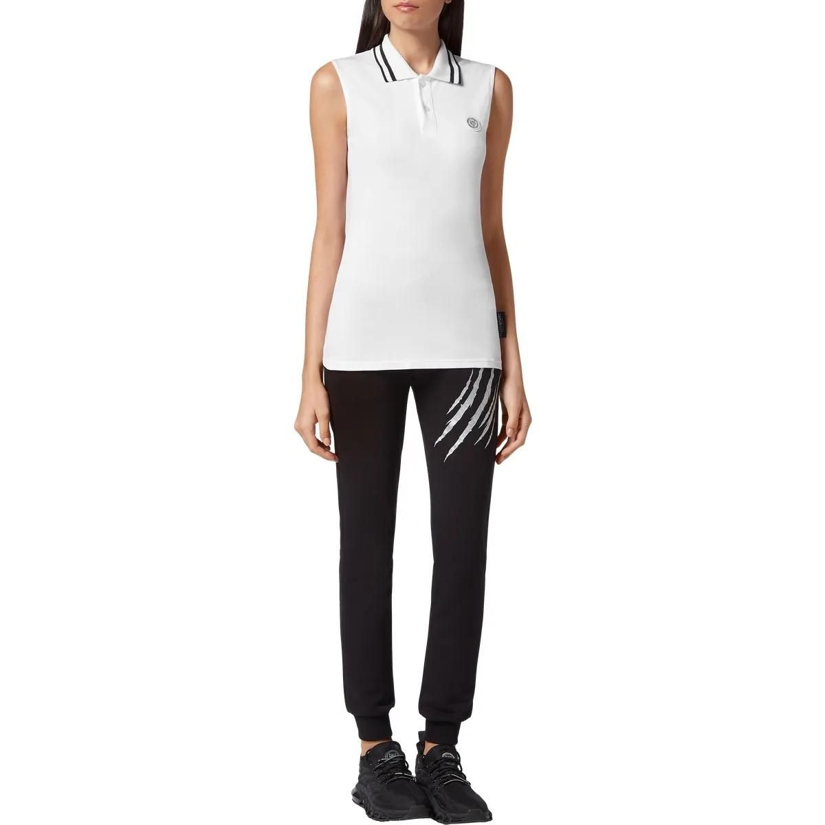 Ärmelloses Piqué-Poloshirt