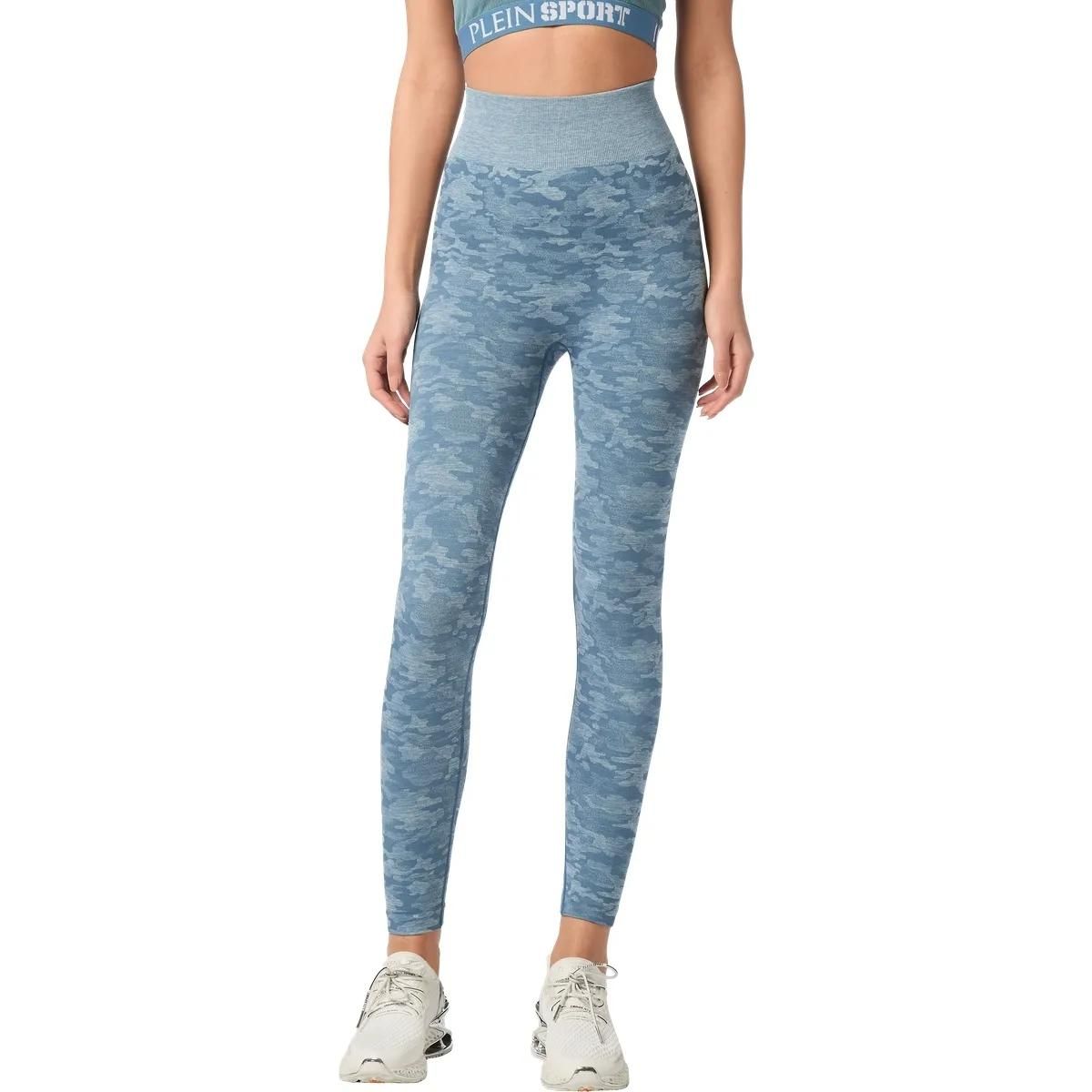 Leggings mit Camouflage-Muster und hohem Bund