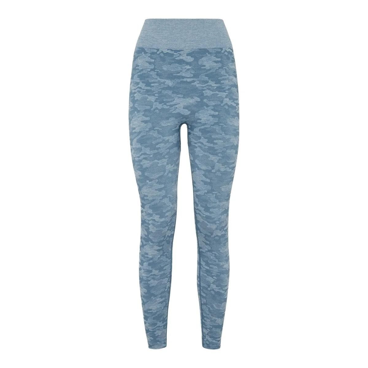 Leggings mit Camouflage-Muster und hohem Bund